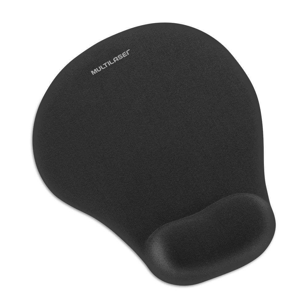 Mouse Pad Multilaser Ac021 De Tela Y Goma Negro